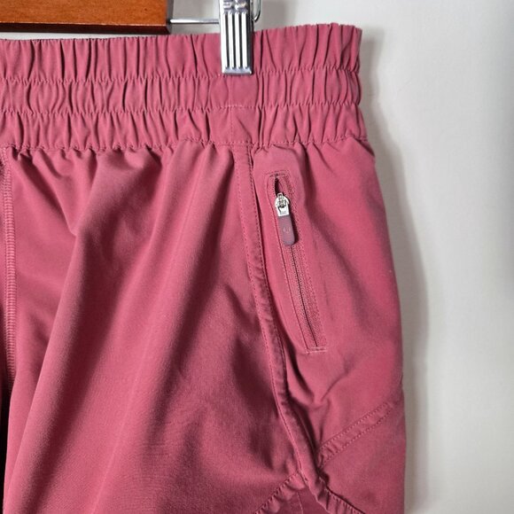 Lululemon Women's Size 12 Tracker Running Shorts V 4" in Lush Pink FLAW - Picture 2 of 10